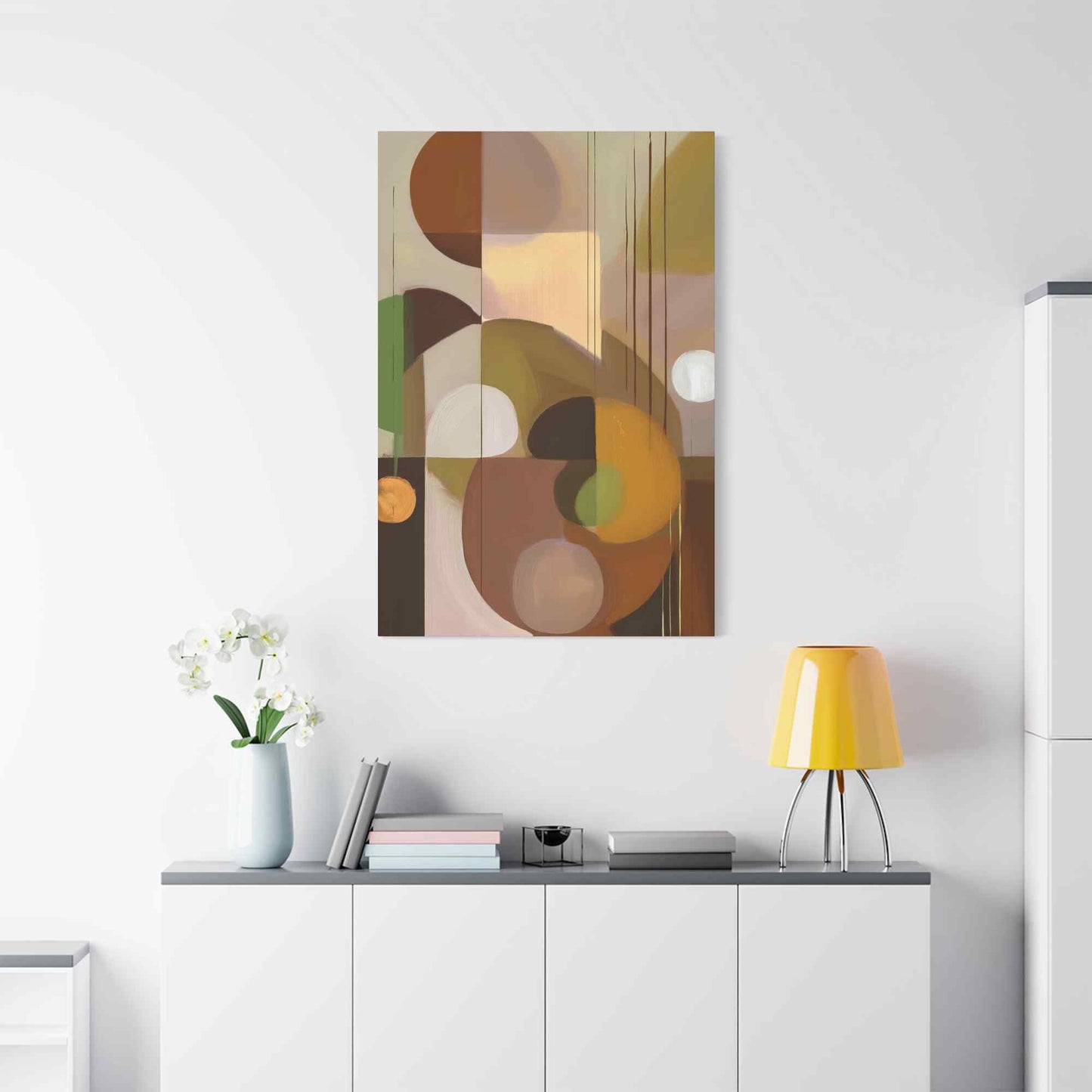 Abstract Geometric Painting Print Canvas 20x24,20x30,24x30 24x32,24x36,30x40 32x48,36x48,40x60 Pine-Wood Inner Frame ABS-54