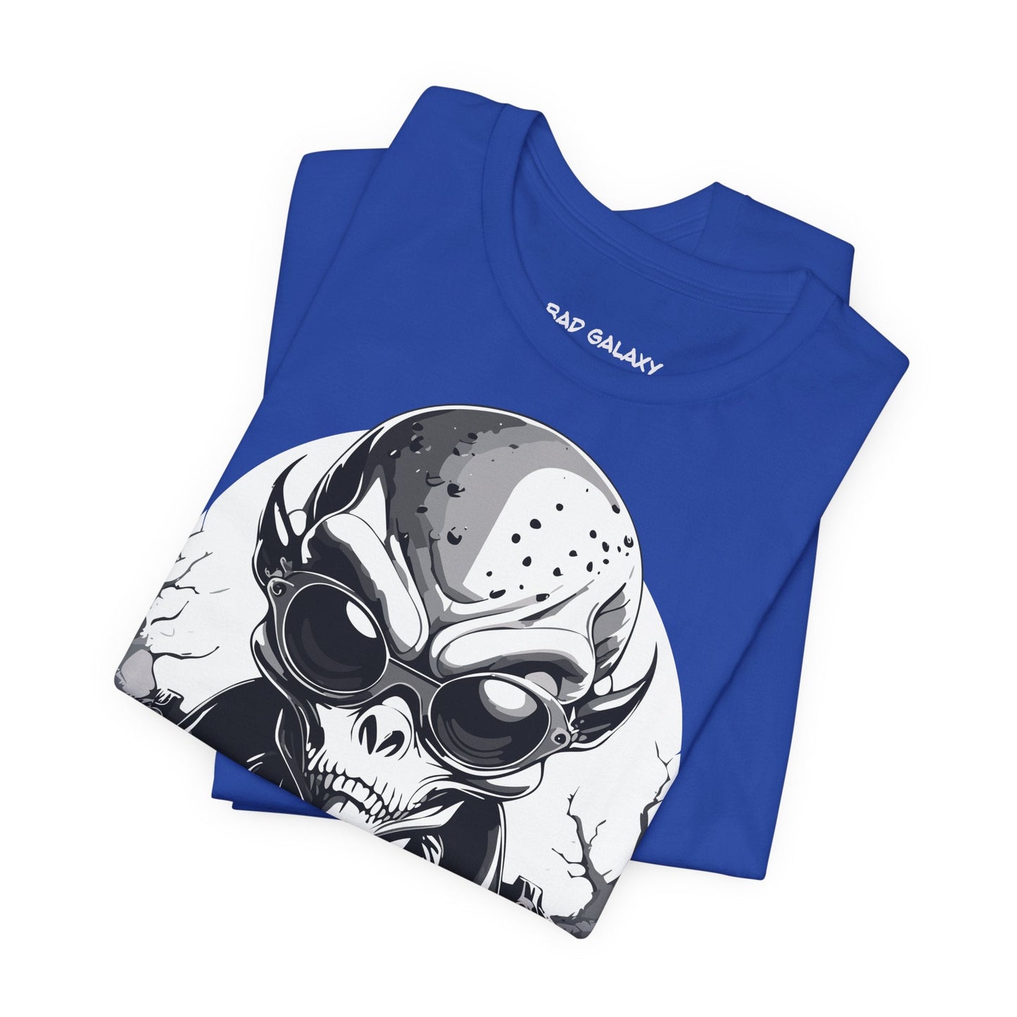Alien Tee Shirt From Bad Galaxy 100 Percent Cotton Made to Order Eco Friendly Non Toxic Inks
