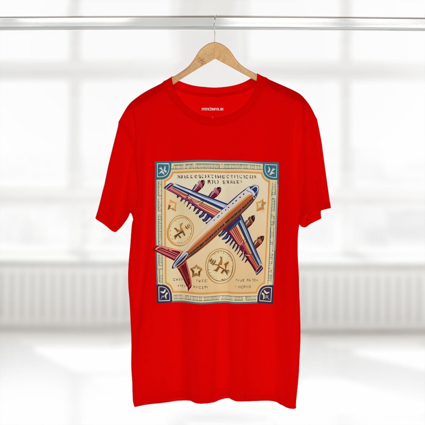 Postage Stamp Shirt Unisex Premium Cotton Tee With Original Art By Retro2Nova Art Collection