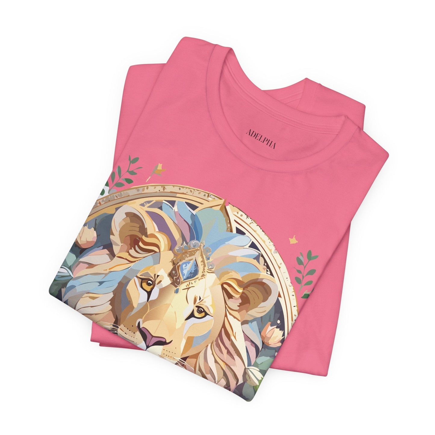 Medallion Graphic Unisex 100 Cotton Vintage Animal Medal Artwork Tee 3