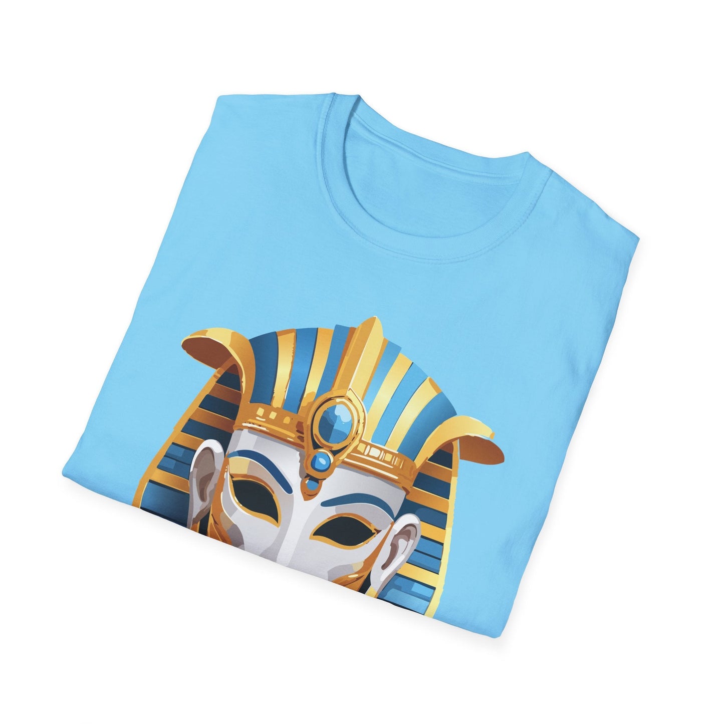 Mask Tee Shirt Unisex Gildan Softstyle 64000 Cotton Tee With Masquerade Design Artwork