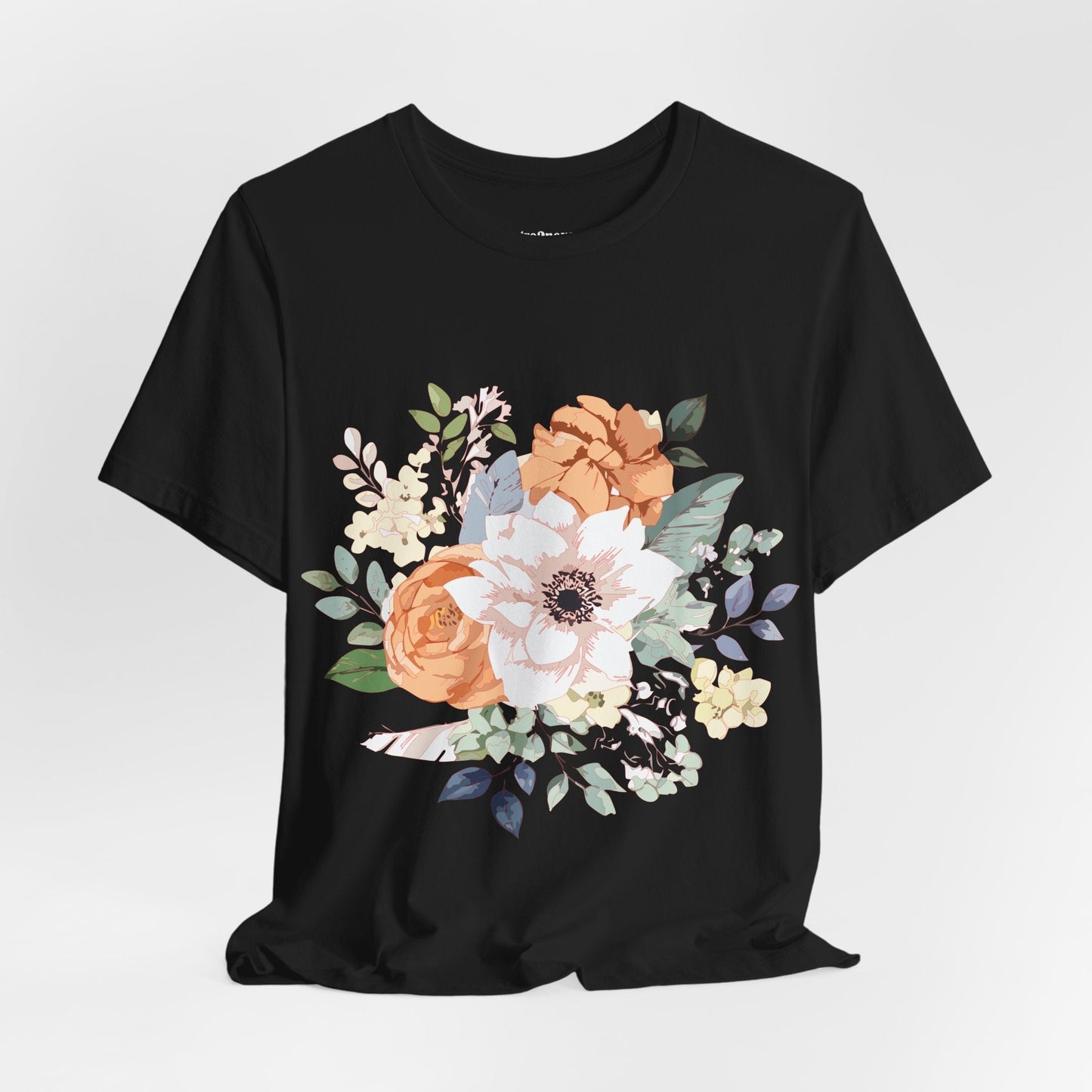 Unisex Floral Shirt Jersey Short Sleeve Tee Lightweight Breathable Flowers Collection Retro2Nova