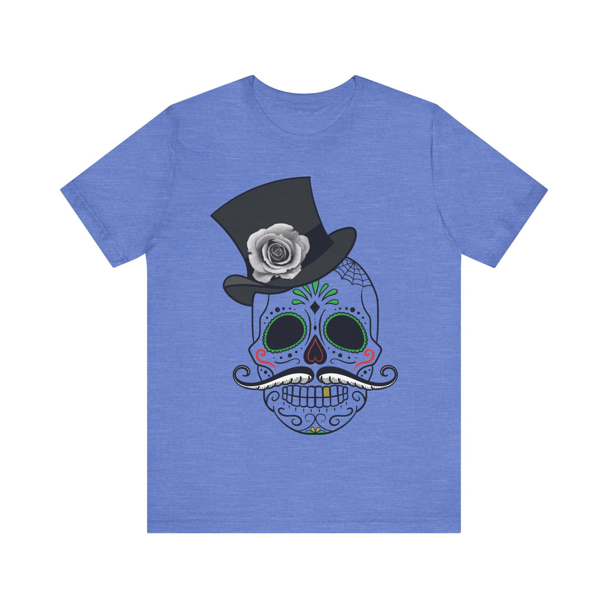 Camiseta unisex de algodón con calavera