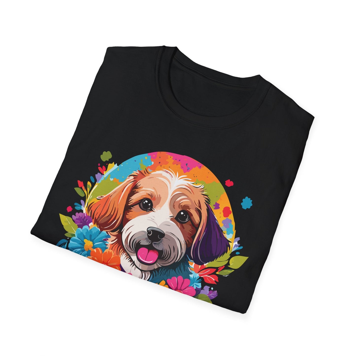 Unisex Dog Shirt Softstyle Cotton Tee Gildan 64000 Animal Tee