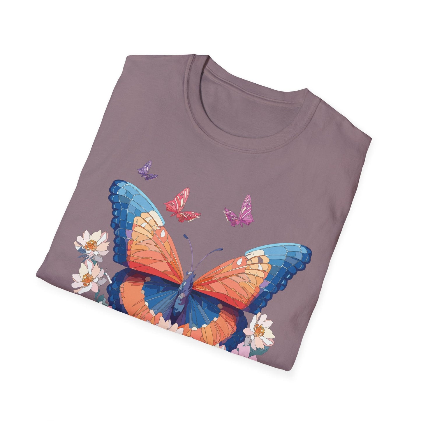 Monarch Butterfly Unisex Softstyle Tee Gildan 64000 Lightweight Breathable 100 Cotton Tee