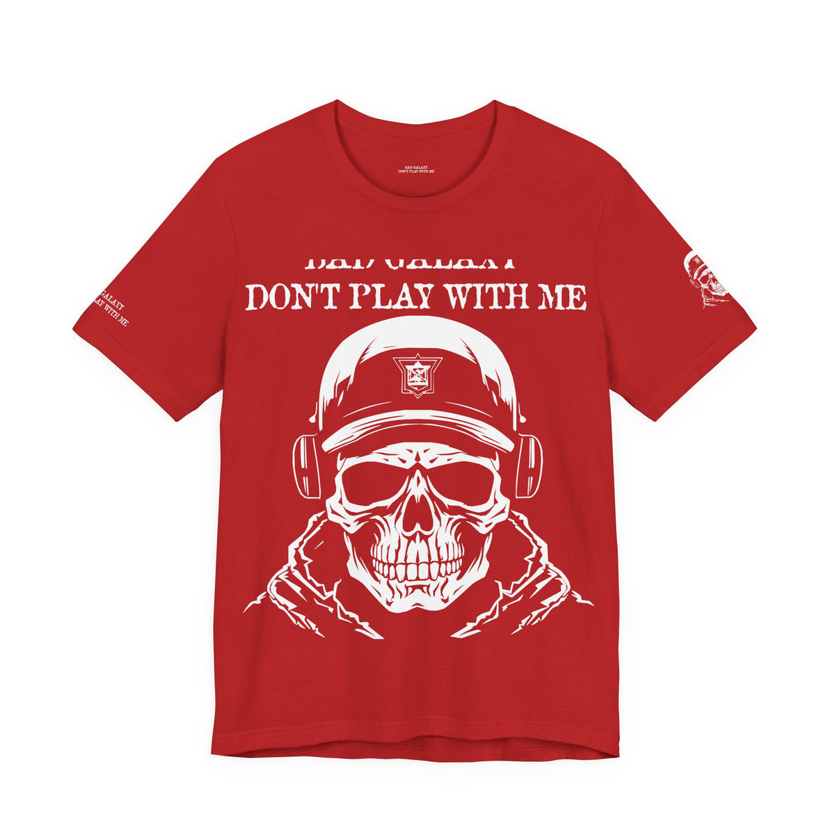 Skull Rock Graphic Unisex Cotton Bella+Canvas Tee with Art Design b44