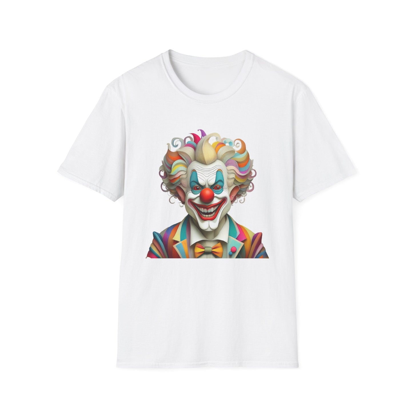 Clown Shirt Unisex T Shirt With Funny Man Circus Motif And Scary Man Design Graphic Print