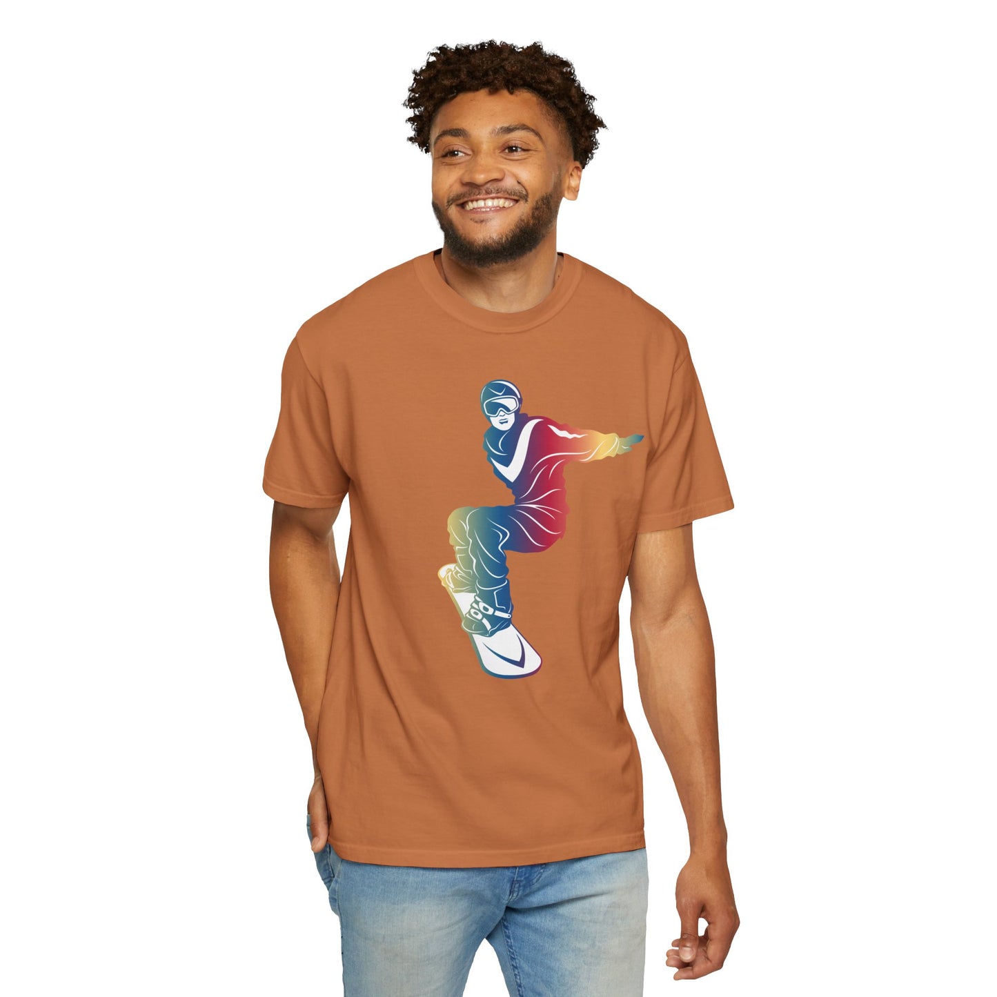 Unisex T-shirt with sports art design