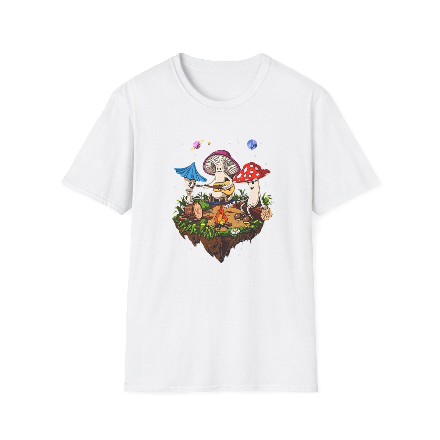 Mashroom Tee Shirt Unisex Funny Mashroom Design Gildan Softstyle 64000 Tee Softstyle Comfort