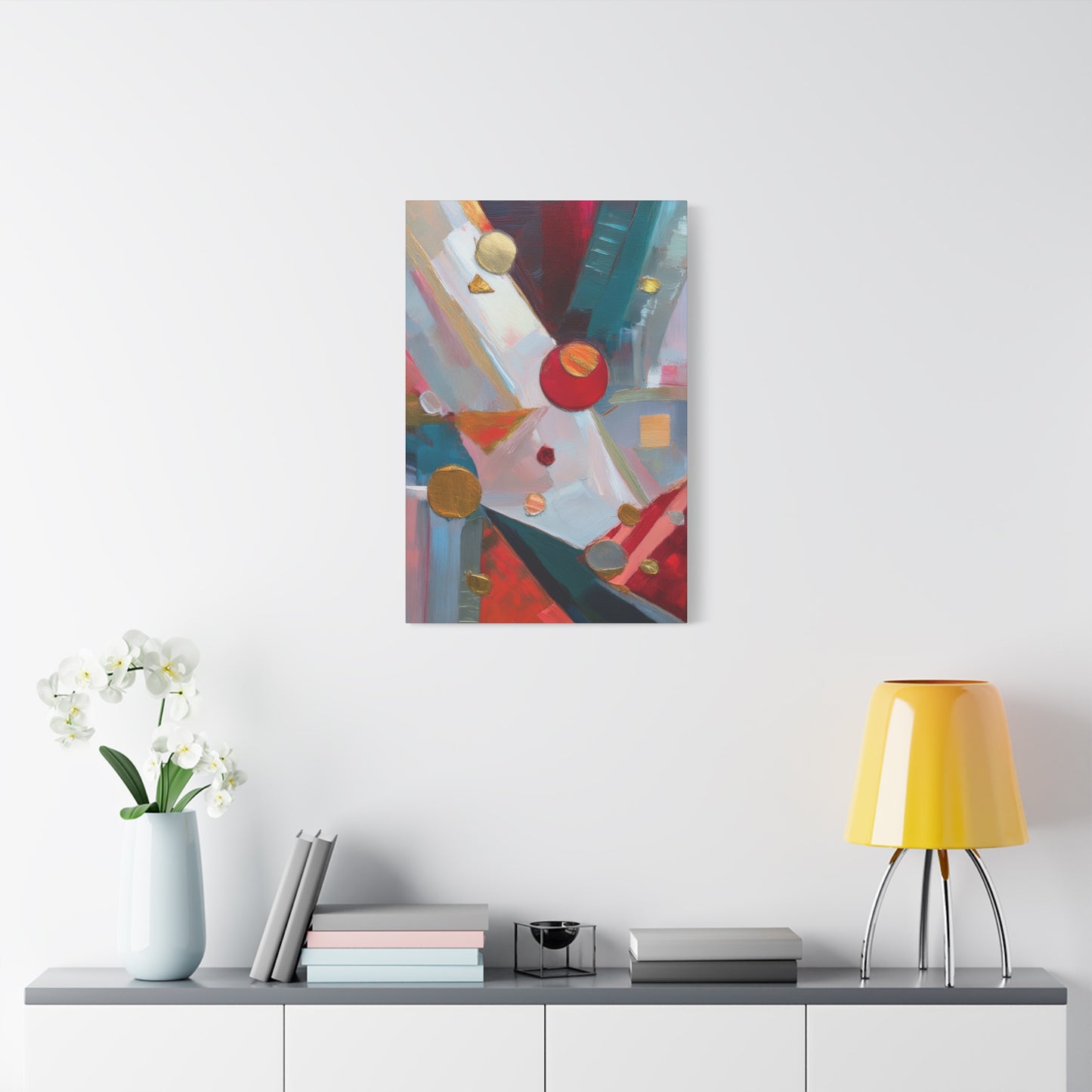 Abstract Oil Painting Print Canvas 20x24,20x30,24x30 24x32,24x36,30x40 32x48,36x48,40x60 Pine-Wood Inner Frame ABS-168