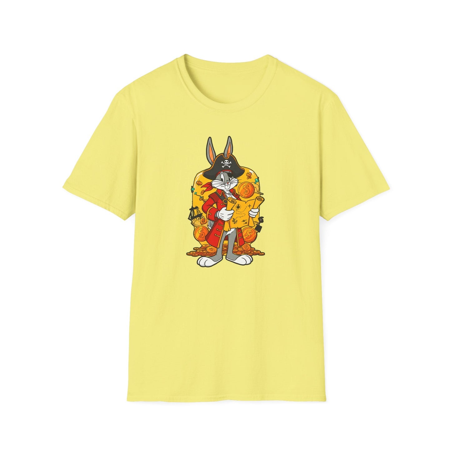 Bugs Bunny Shirt Unisex T Shirt Cartoon Design Animation Tee Gildan Softstyle 64000