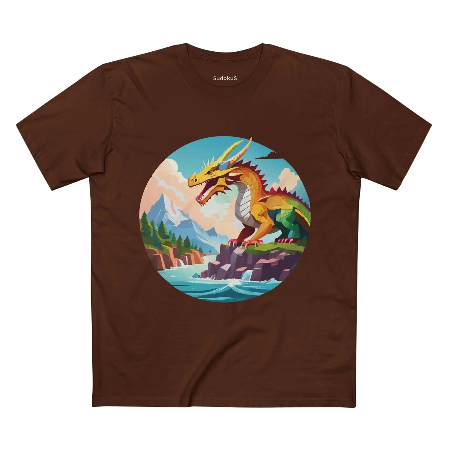 Dragon Graphic Unisex 100 Cotton Staple Tee 31