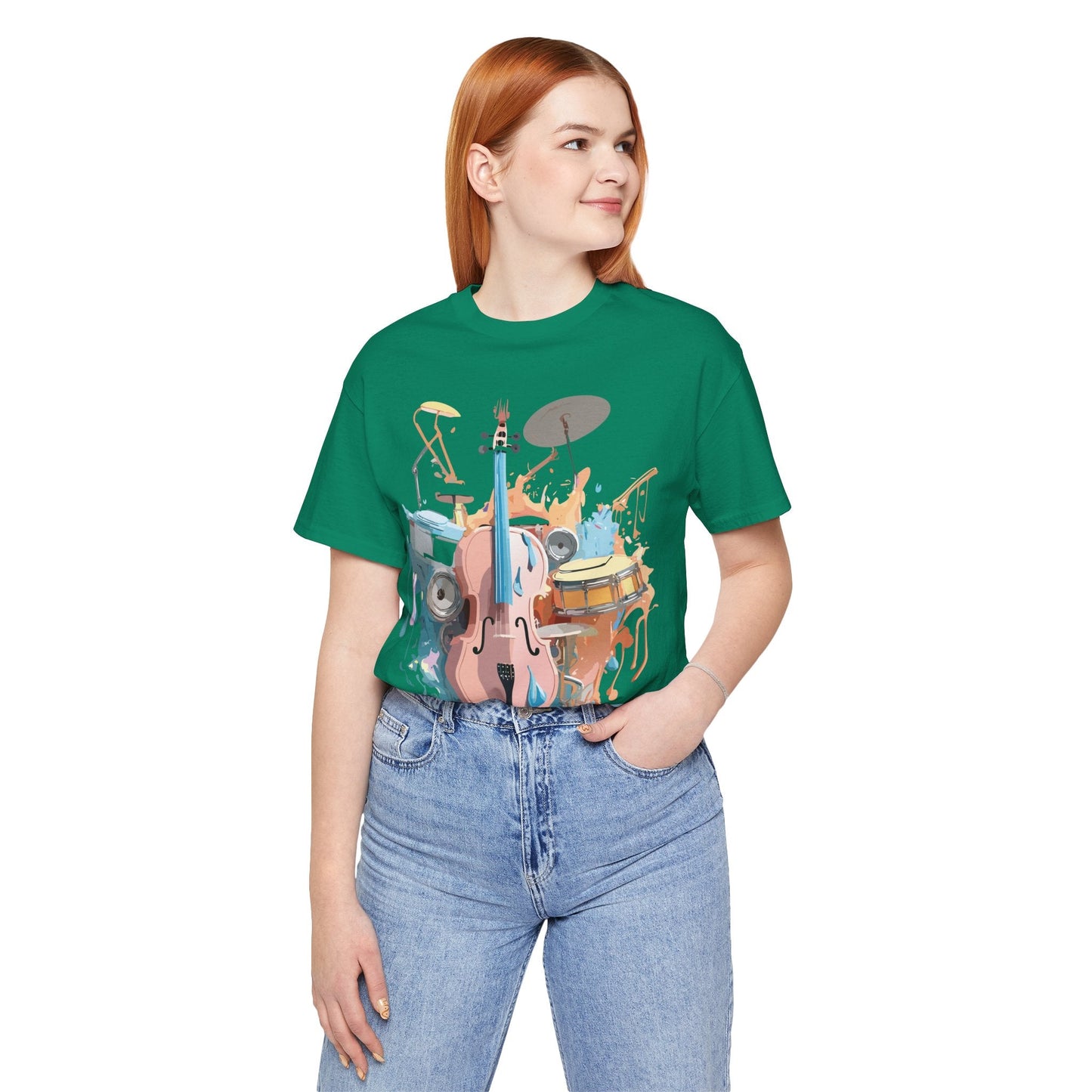 Adelpha Graphic Music T Shirt Unisex Jersey Short Sleeve Tee Art Design Premium Vintage Inspired