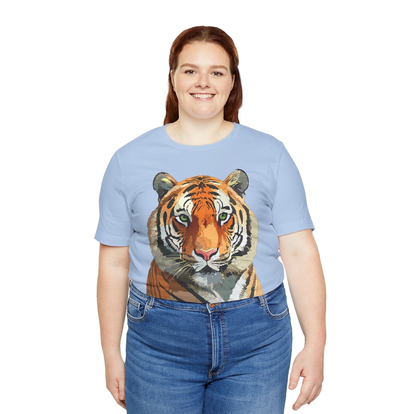 Unisex Animal Graphic Tee Shirt With Wildlife Art Design For Everyday Comfort Gildan 64000