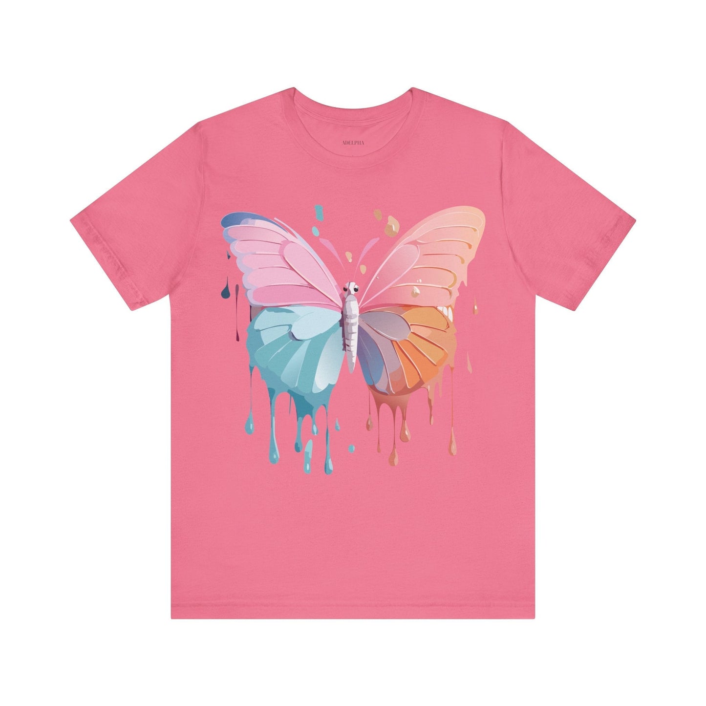 Butterfly Graphic Unisex 100 Cotton Lightweight Vintage Design Jersey Tee 93