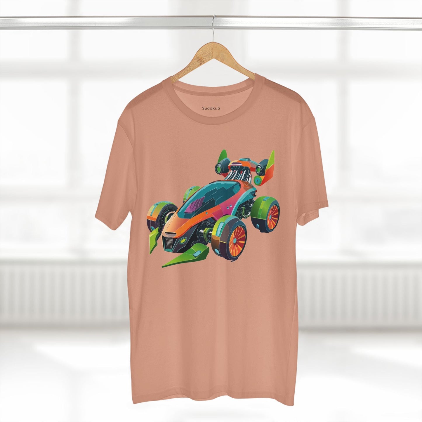 Car Graphic Unisex 100 Cotton Staple Tee 21