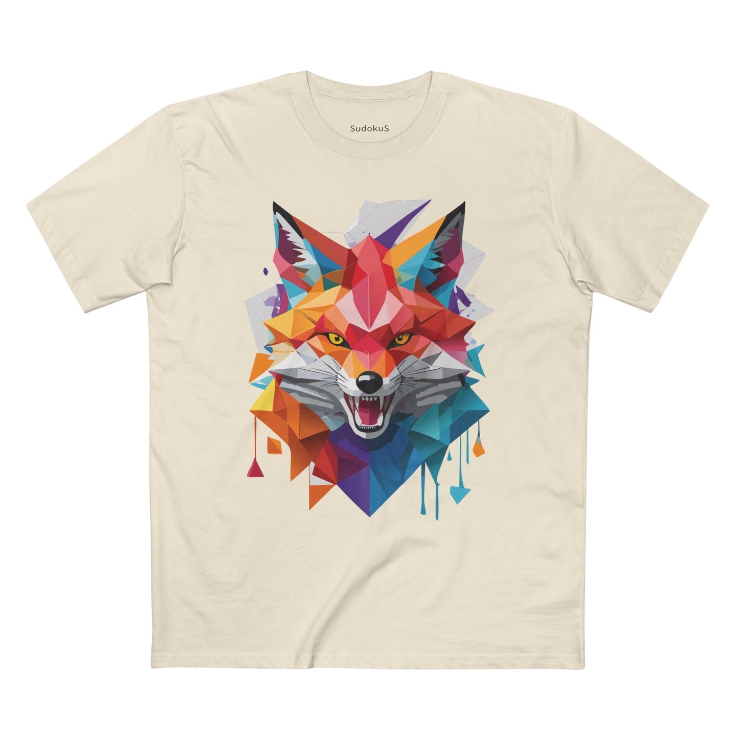 Fox Graphic Unisex 100 Cotton Staple Tee with Animal Design Artwork 21