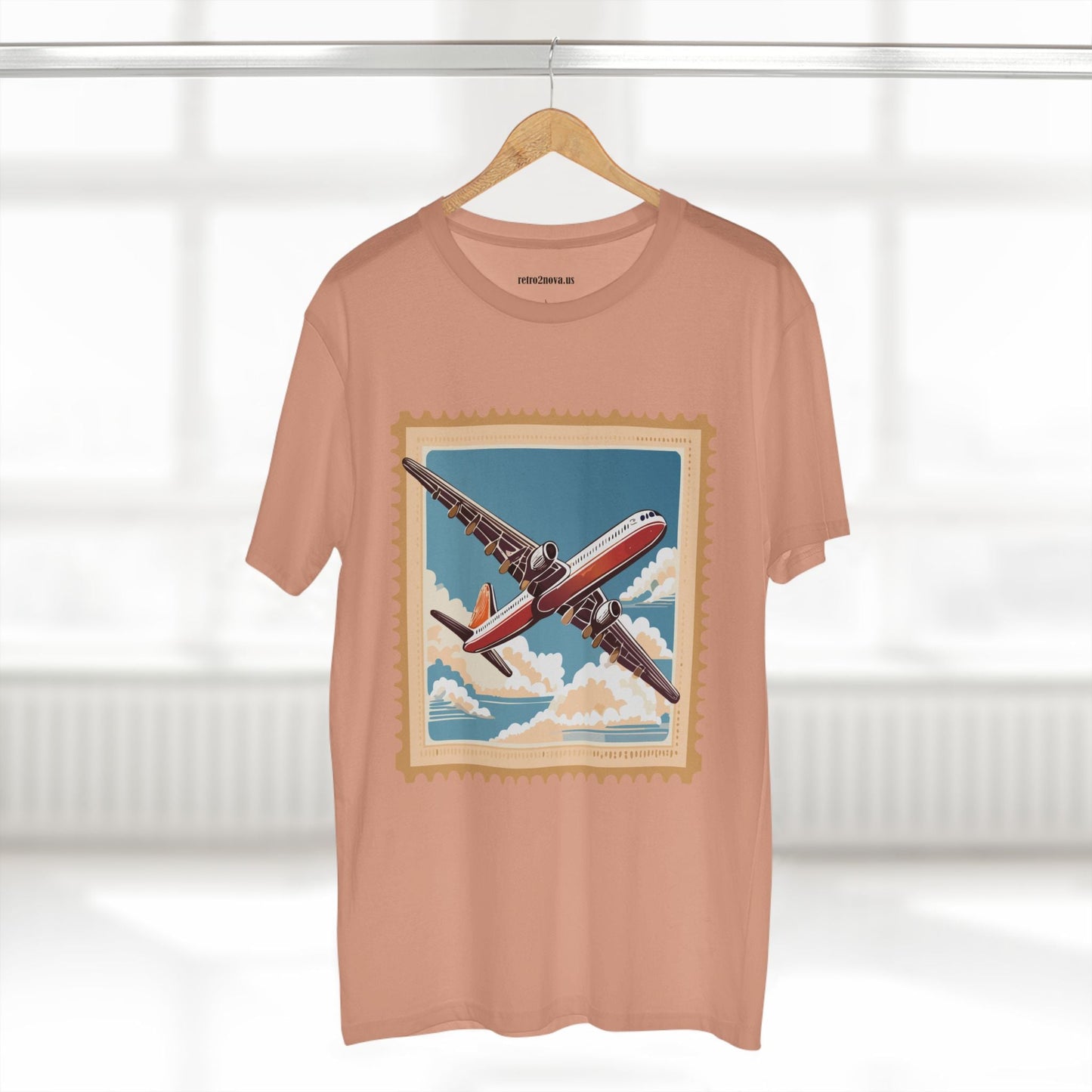Postage Stamp Shirt Unisex Premium Cotton Tee With Original Art Design From Retro2Nova PS38