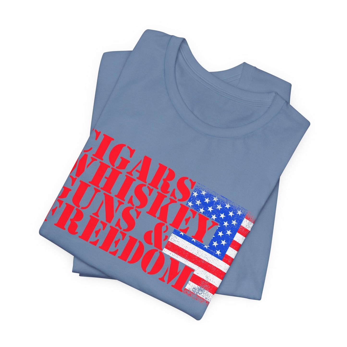 American Flag Graphic Unisex Cotton T-Shirt a2