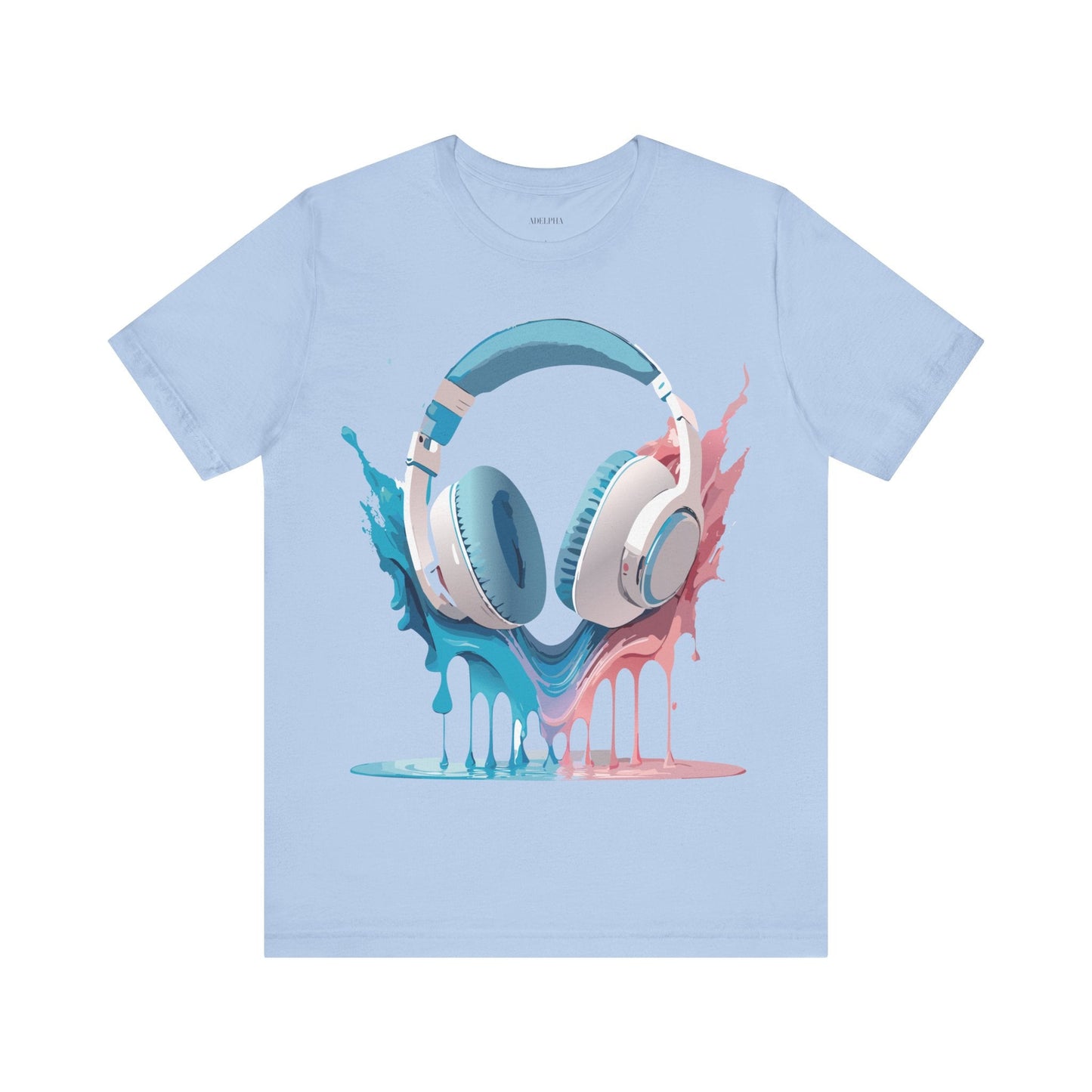 Music Graphic Unisex 100 Cotton Vintage Art with Musical Elements Tee 92
