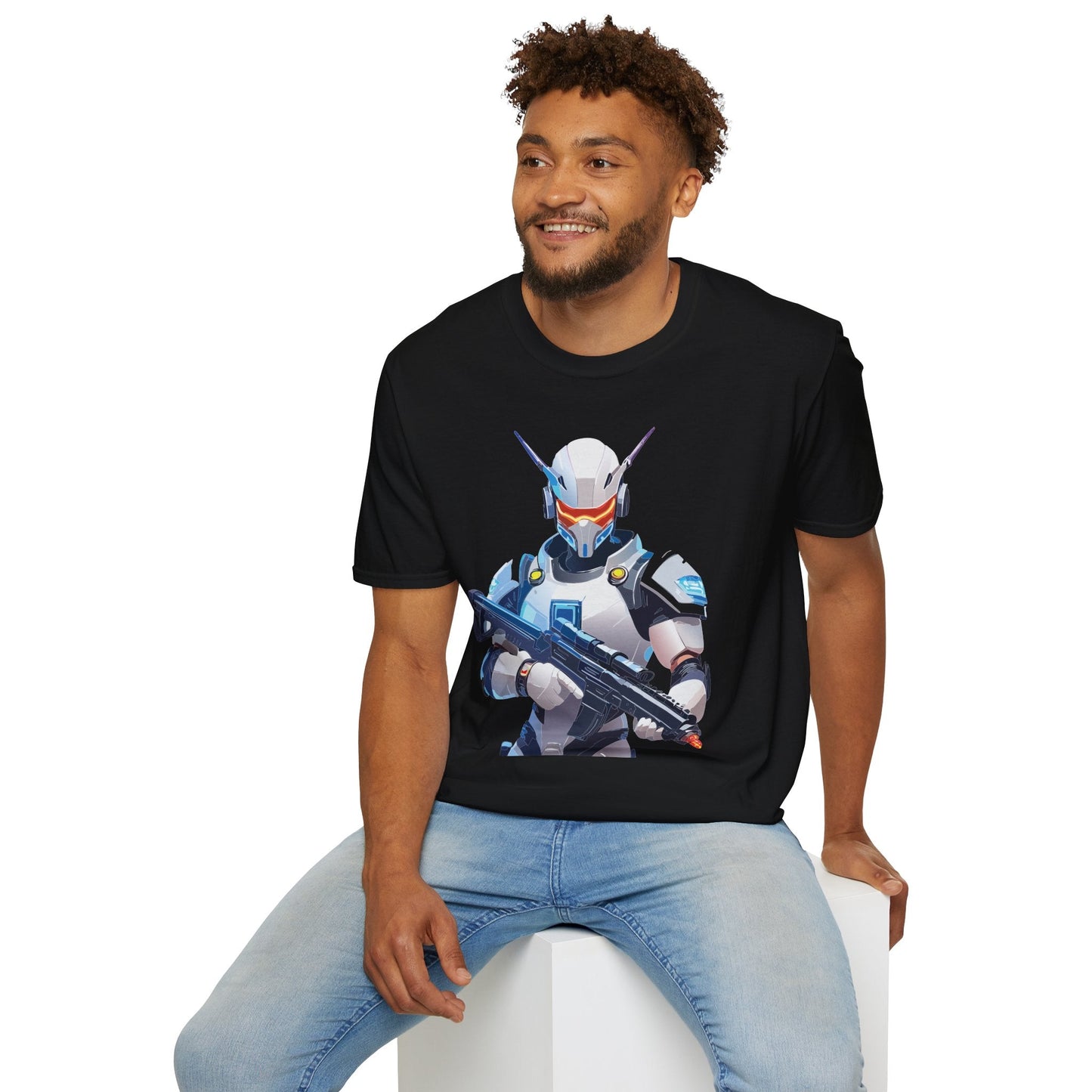 Robocop Shirt Unisex T Shirt With Robocop Artwork Gildan Softstyle 64000 Cotton Tee
