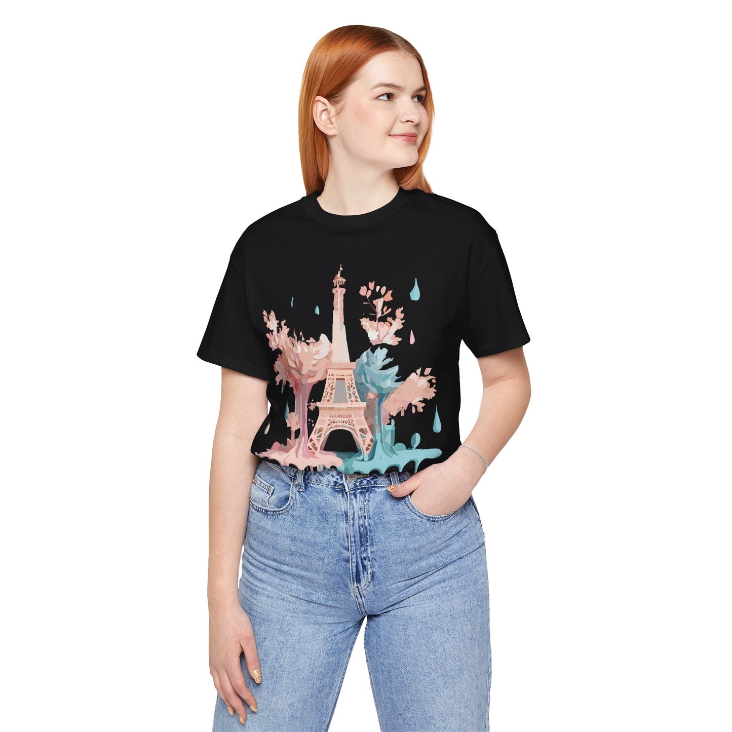 Unisex Paris Graphic Tee By Adelpha Vintage Inspired Tourist Shirt Short Sleeve Collection