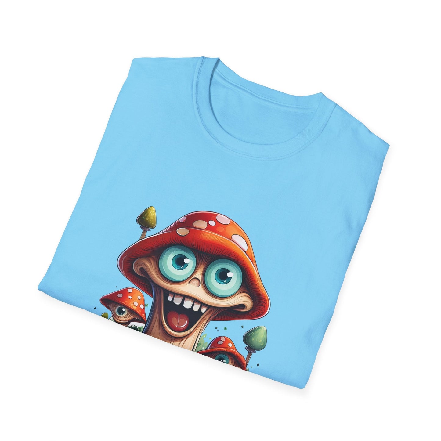 Mashroom Tee Shirt Unisex Funny Mushroom Design Softstyle Tee One Hundred Percent Ring Spun Cotton