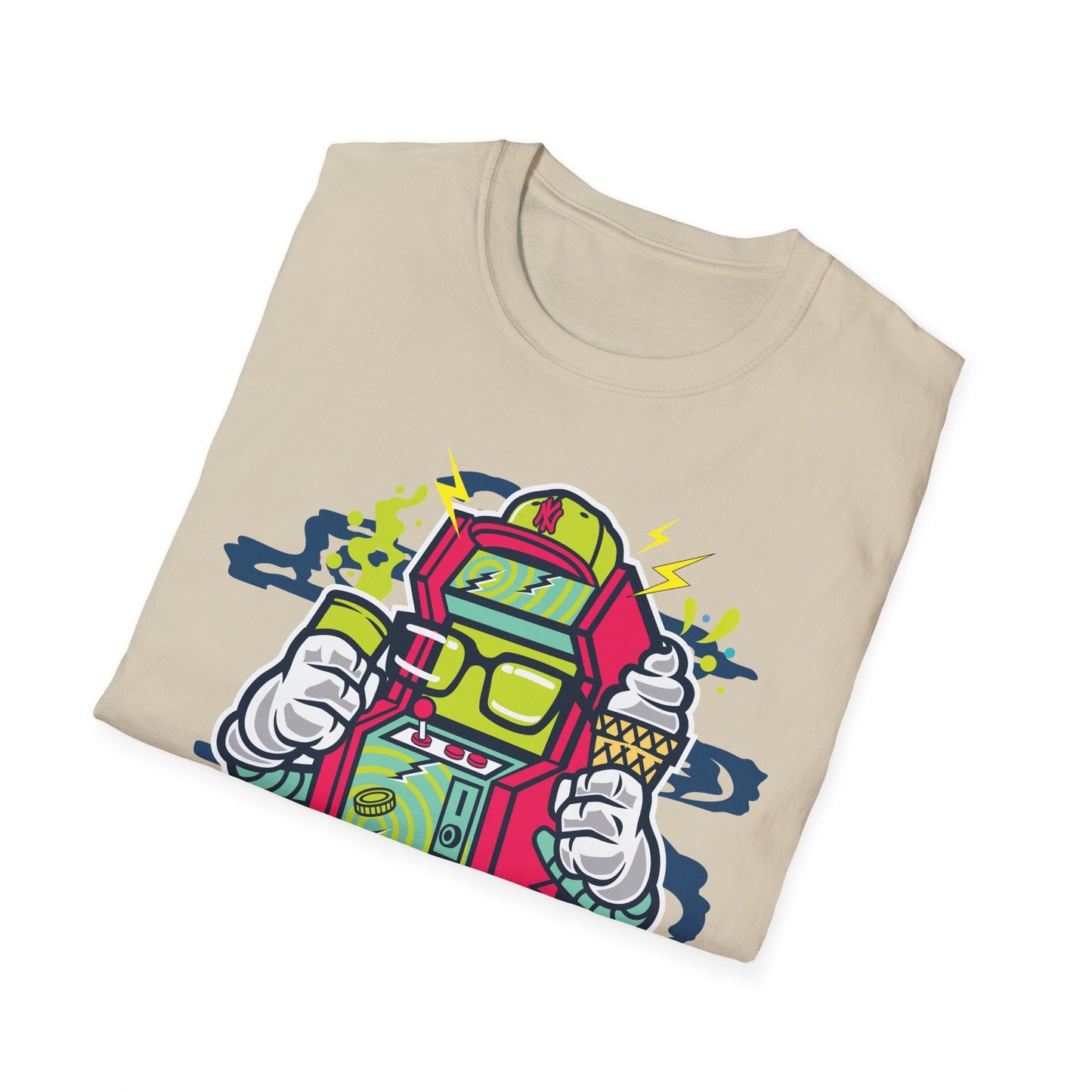 Cartoon T Shirt Animation Tee Funny Graphic Unisex Gildan Softstyle 64000 100 Percent Cotton
