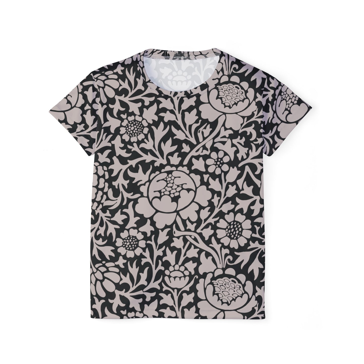 Poly Jersey Tee Shirt with floral prints