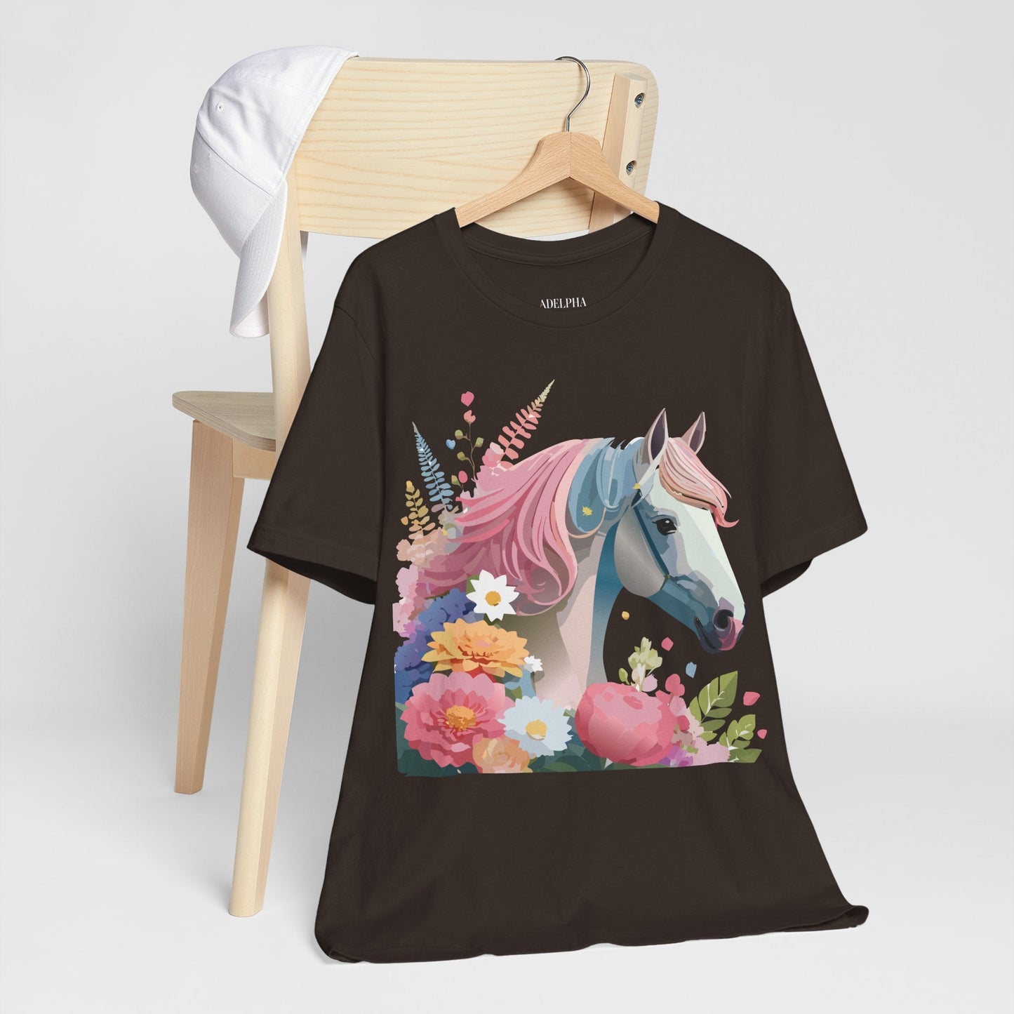Horse Graphic Unisex 100 Cotton Vintage Animal Art T-Shirt 3