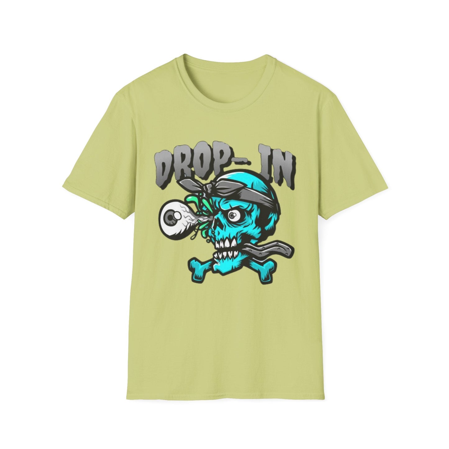 Unisex Skull T Shirt Skeleton Shirt With Skull Artwork Gildan Softstyle 64000 Cotton Tee