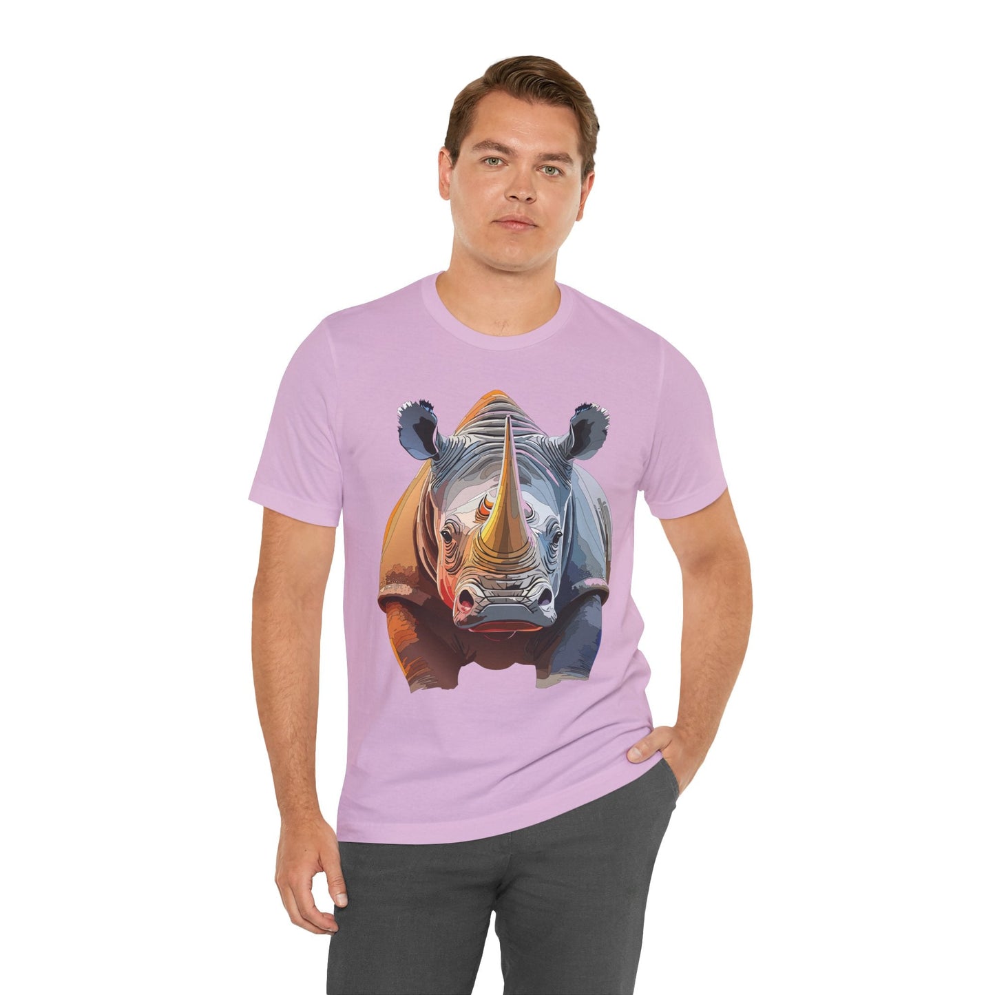 Unisex Animal Graphic Tee Shirt With Art Design Wild Animals Shirt Gildan Softstyle Cotton