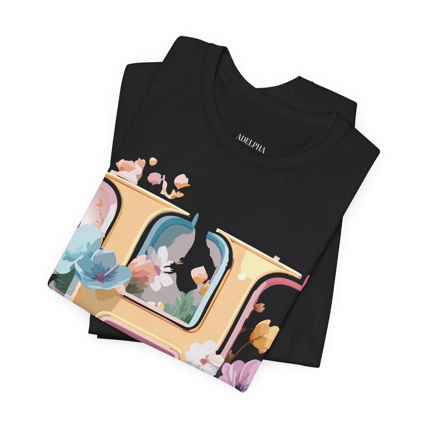 Letter H Graphic Tee Unisex Short Sleeve Shirt By Adelpha Featuring Vintage Inspired Artwork