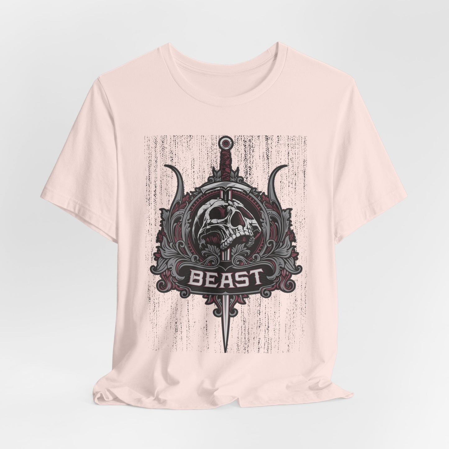 Beast Graphic Tee, Graphic T-Shirt, Artistic Vintage T-Shirt, Vintage Shirt, Skull Tee, Art Design Skull Tees