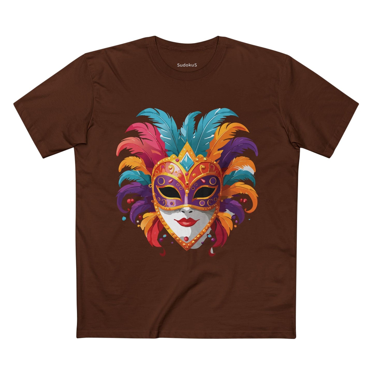 Mask Graphic Unisex 100 Cotton Staple Tee 36