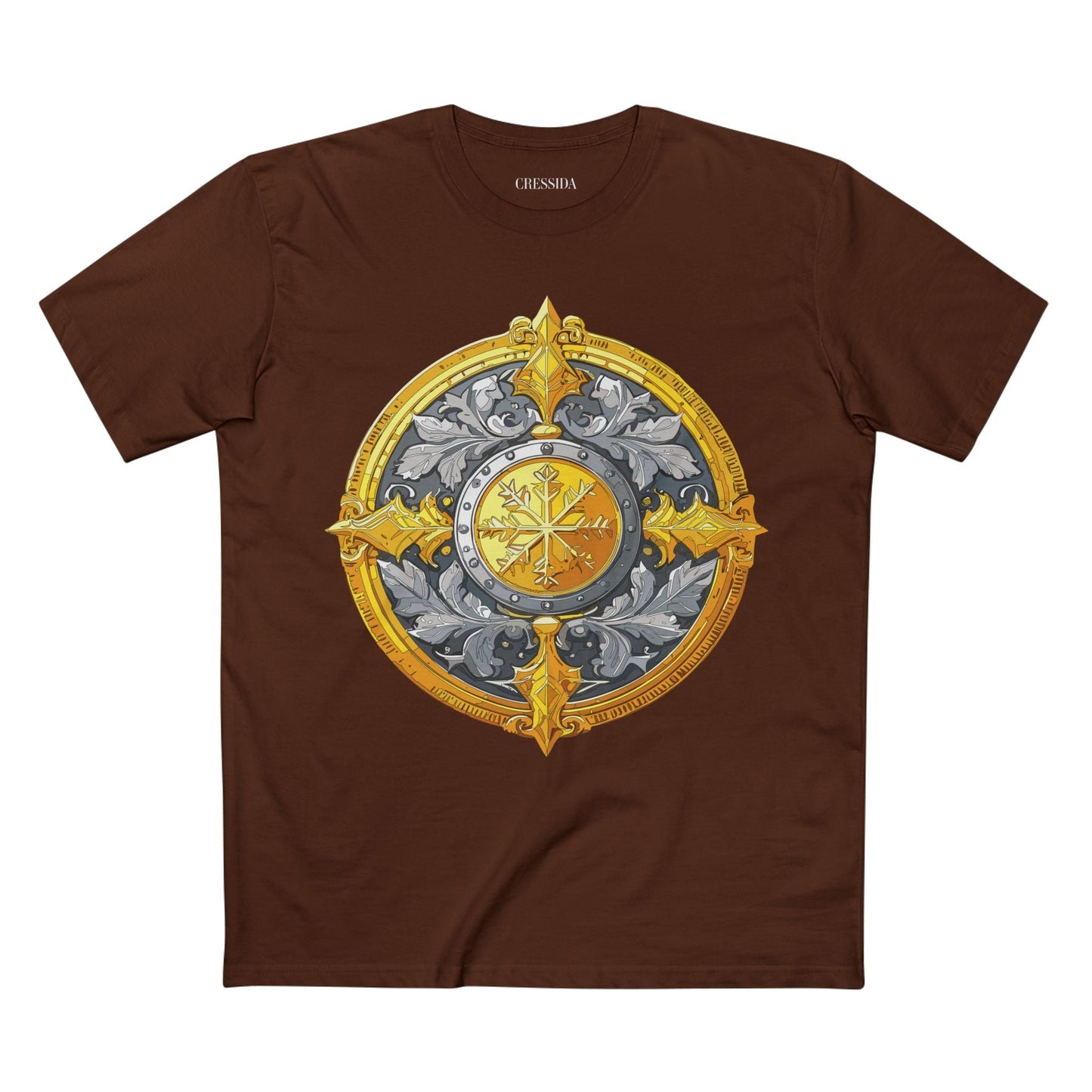 Antique Gold Coin Graphic Design T-Shirt Unisex 100 Cotton With Golden Print Artwork Tee 11