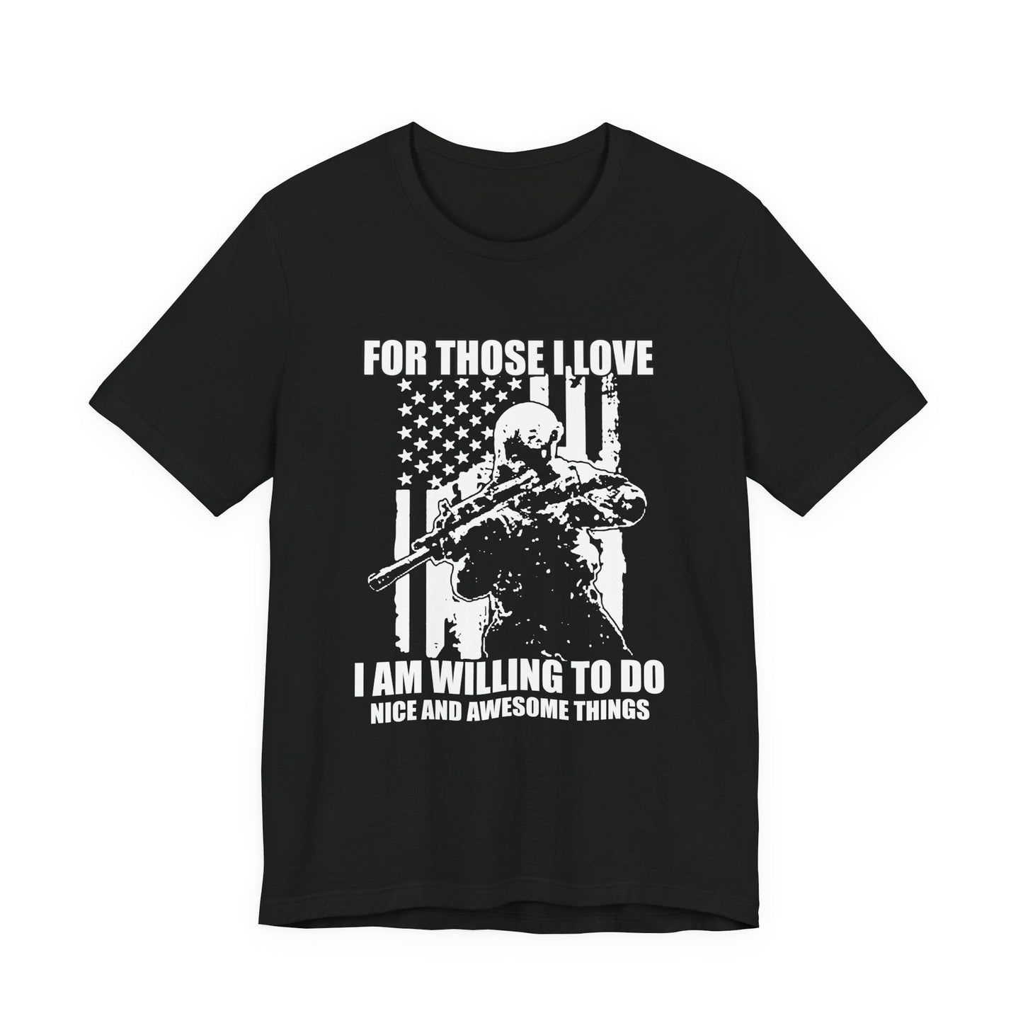 Army Veteran Patriotic Graphic Design Unisex Cotton T-Shirt v50