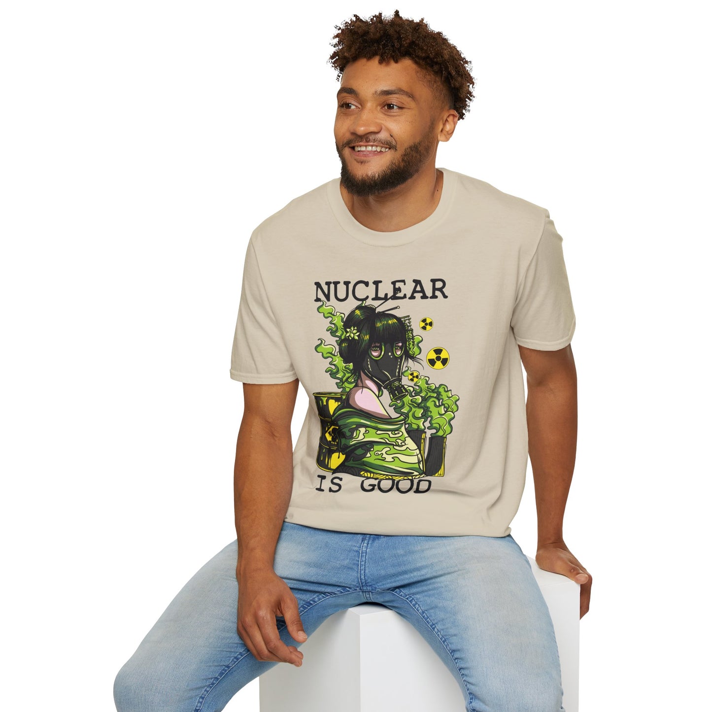 Unisex Cotton T-Shirt with Cartoon Graphic Design