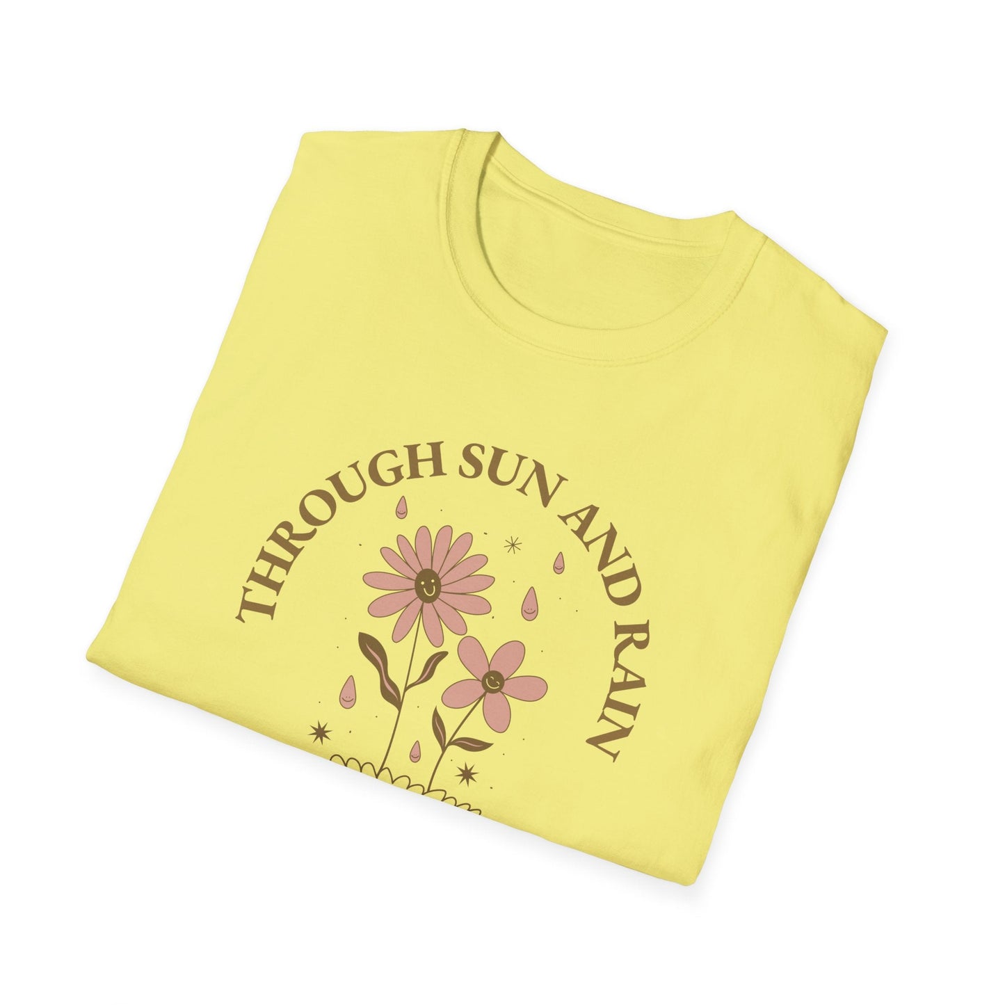 Positive Slogan T Shirt For Everyday Motivation Unisex Tee With Positive Words And Good Quotes Gildan Softstyle 64000