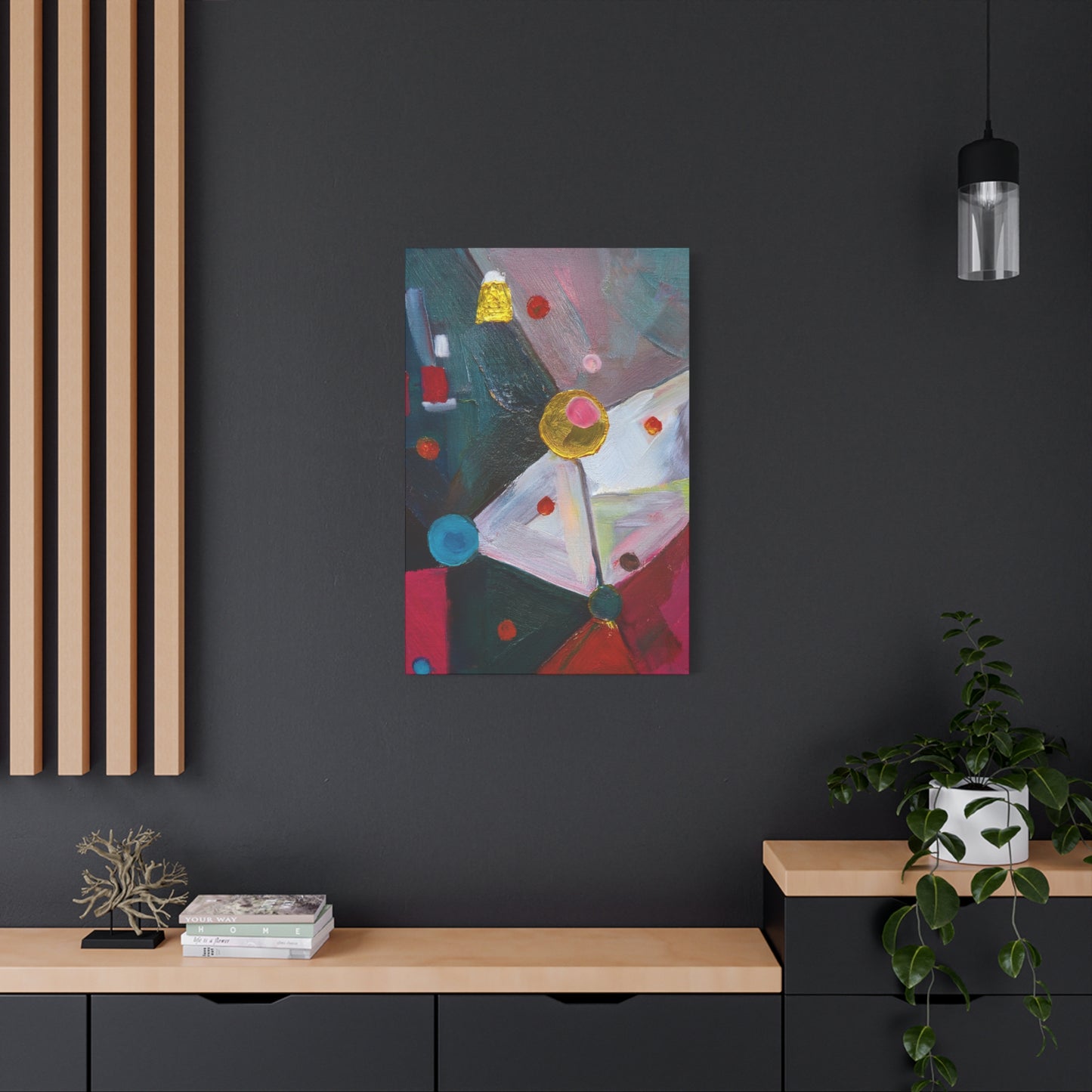 Abstract Oil Painting Print Canvas 20x24,20x30,24x30 24x32,24x36,30x40 32x48,36x48,40x60 Pine-Wood Inner Frame ABS-166