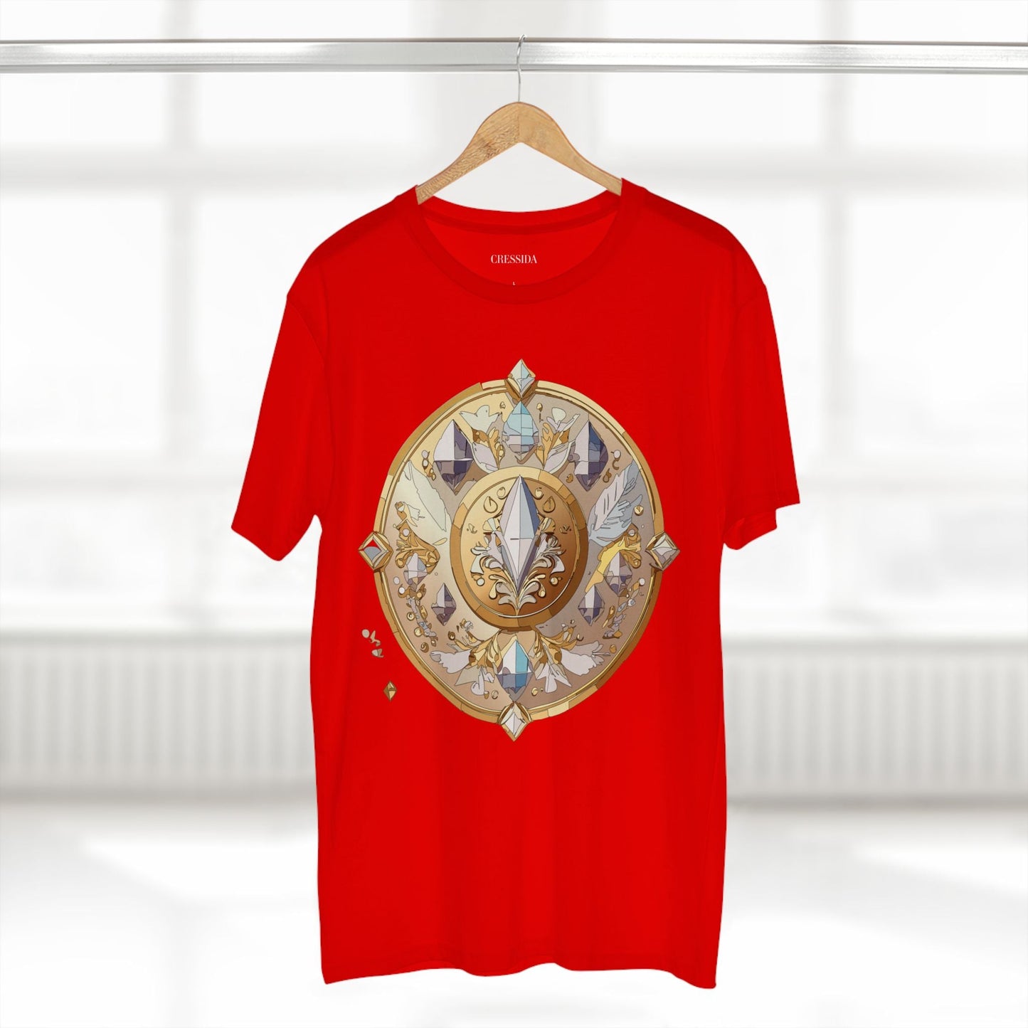 Medallion Graphic T-Shirt Unisex 100 Cotton With Gold Art Design Medal Tee 24
