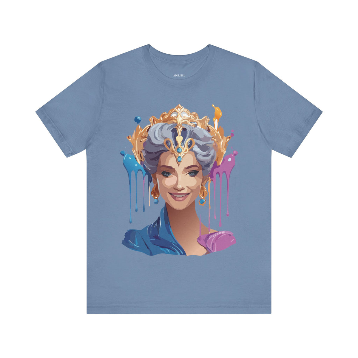 Queen Graphic Unisex Cotton Bella+Canvas Tee with Art Design m179