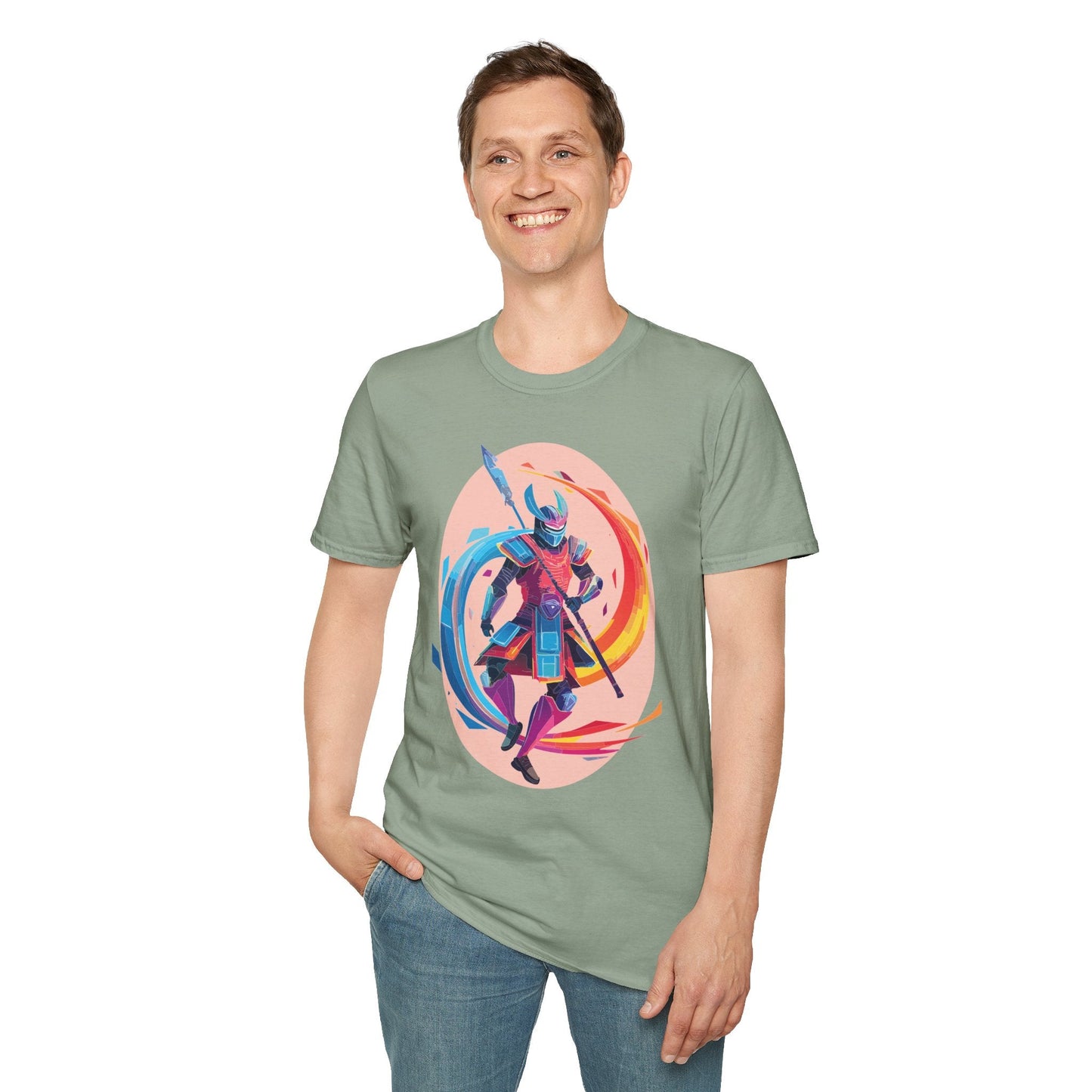 Samurai Shirt Unisex Softstyle T Shirt 64000 Cotton Breathable Everyday Comfort Fit