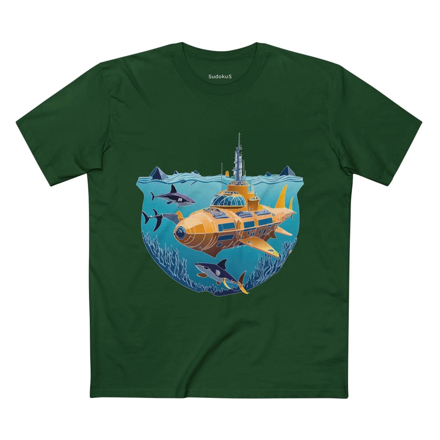Ocean Coast Graphic Unisex 100 Cotton Staple Tee 16