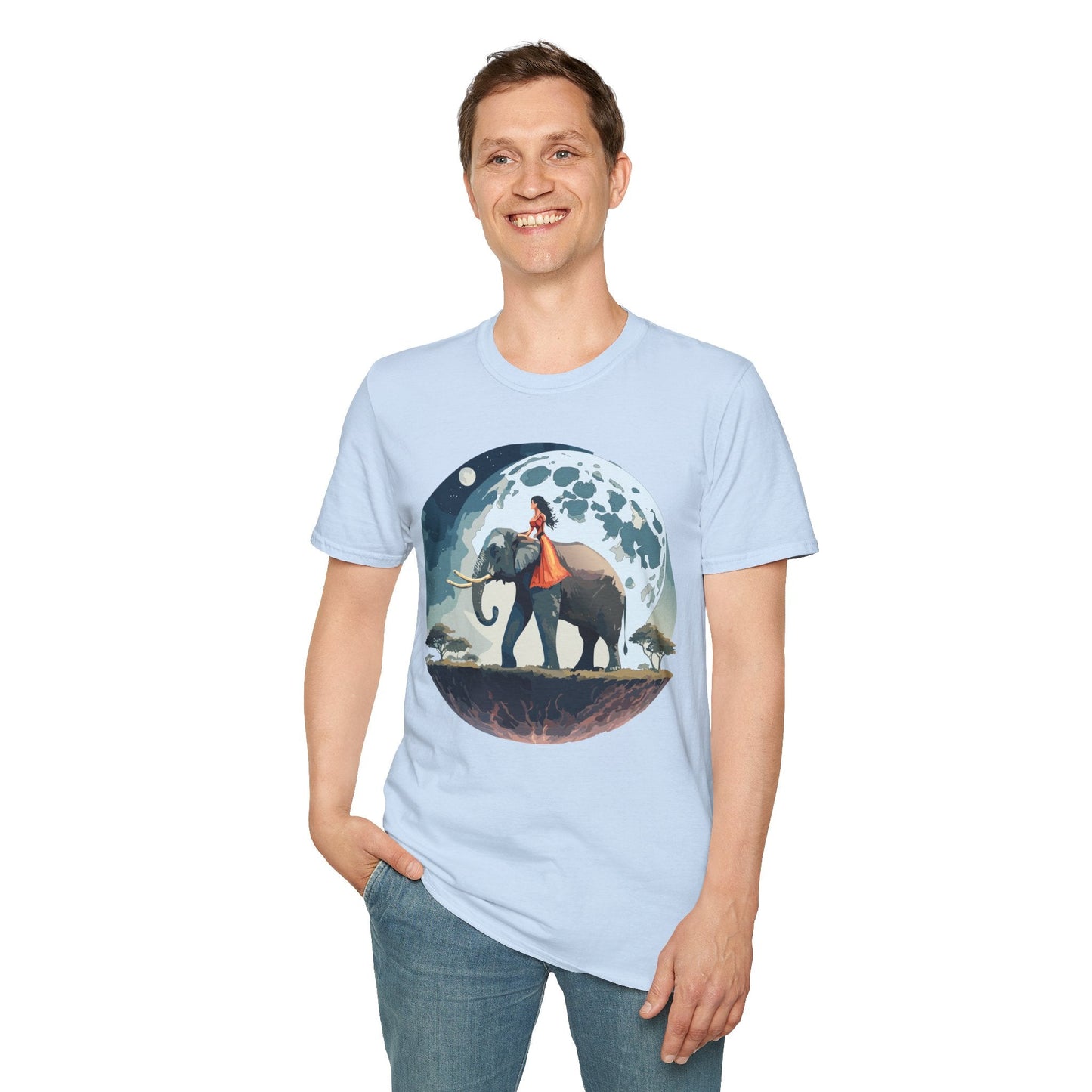 Womens Graphic T Shirt Art Design Tee SoftStyle Gildan 64000 100 Percent Ring Spun Cotton Comfort