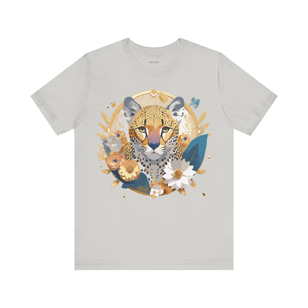 Medallion Graphic Unisex Cotton Bella+Canvas Tee with Art Design d60