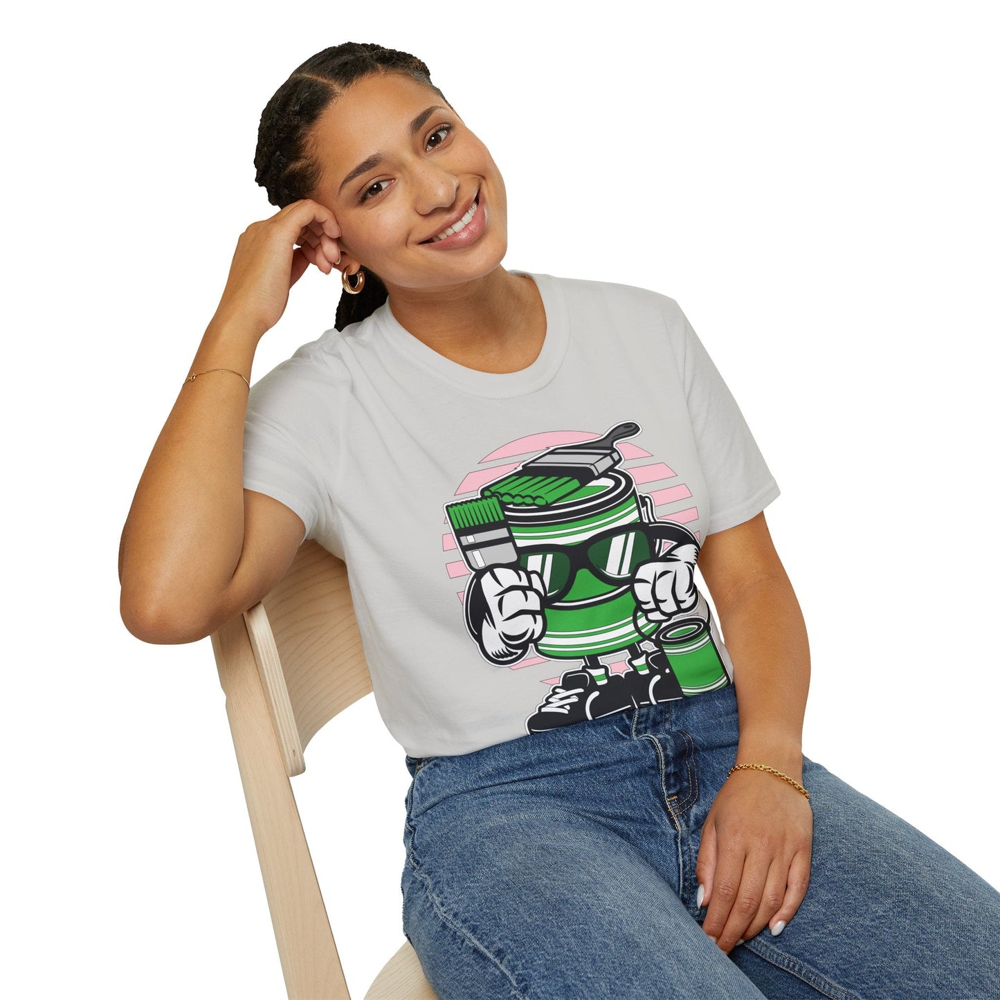 Cartoon T Shirt Animation Tee Funny Graphic Shirt For Unisex Gildan Softstyle 64000 Art Design