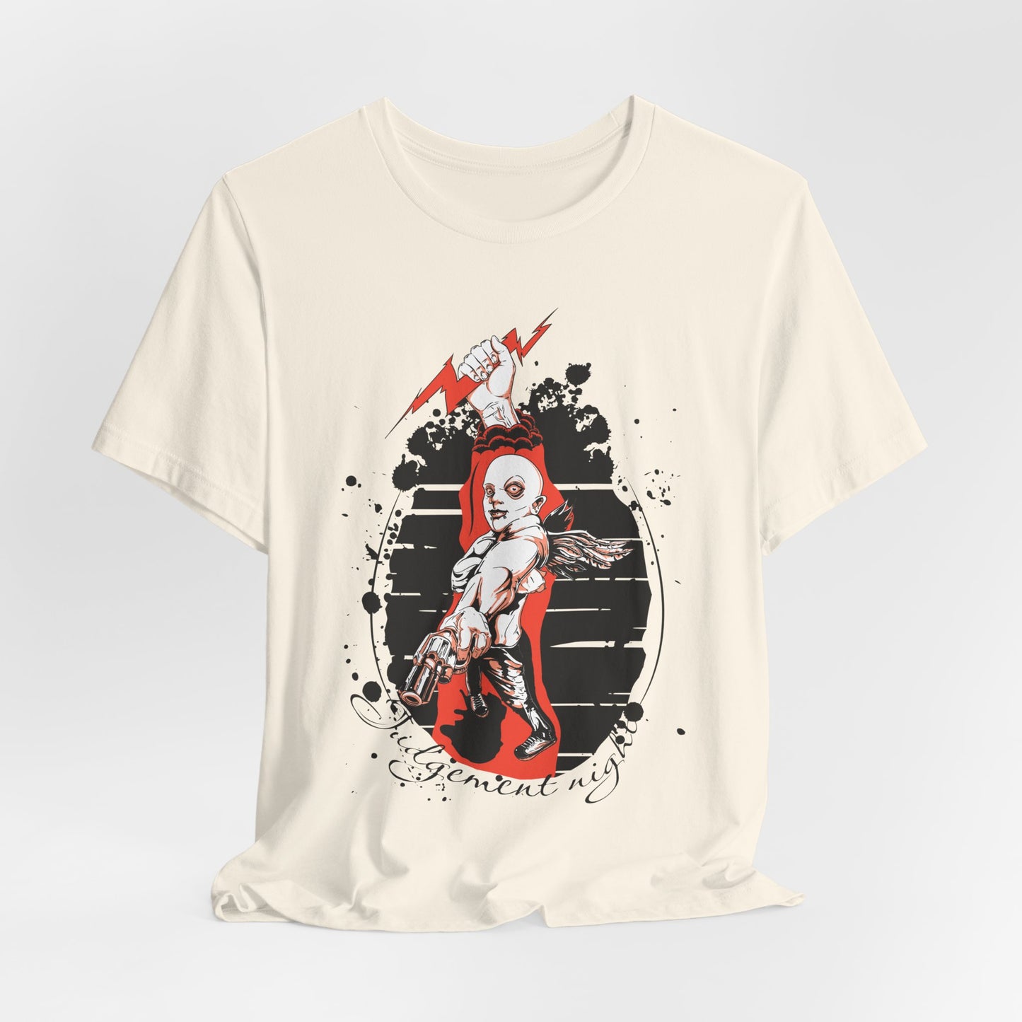 Judgment Night Tee, Artistic Tee, Graphic T-Shirt, Comic Tees, Artistic Comic T-Shirt, Vintage Top