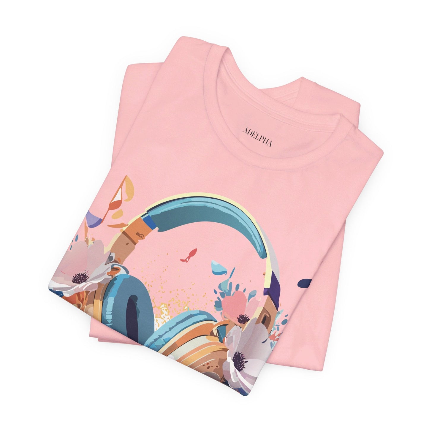 Adelpha Graphic Unisex Music T Shirt With Vintage Inspired Artwork Short Sleeve Tee