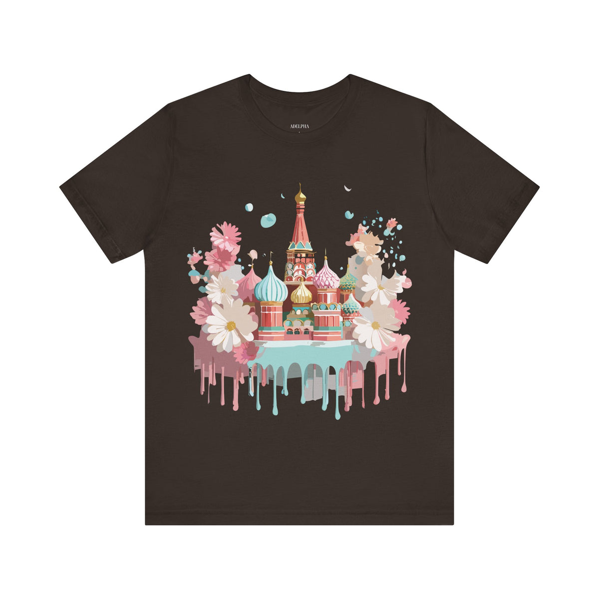 Graphic Unisex Cotton Bella+Canvas Tee Shirt with Moscow